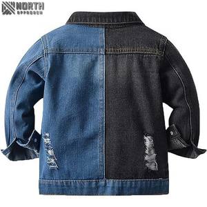 Chaqueta vaquera lisa de 2 colores de alta calidad para hombre, logotipo delantero/trasero, ropa de abrigo de invierno transpirable, posiciones de logotipo de colores personalizables - Product Image 2