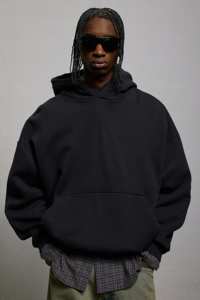 ชุดเสื้อฮู้ดผู้ชายชุดเสื้อสเวตเตอร์แบบสวมศีรษะแนวสตรีทแบบกำหนดได้เอง - Product Image 4