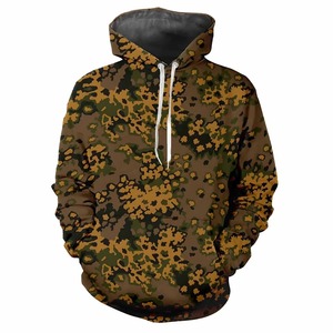 Jersey de lana de camuflaje grande para hombre de otoño e invierno, suéter transpirable con nuevo diseño deportivo con cordón, sudadera holgada y relajada - Product Image 2