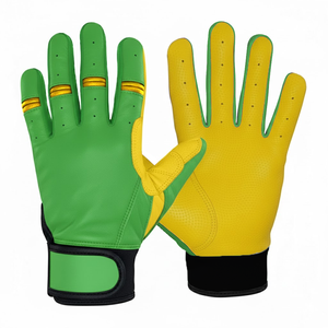 Professional Manufacturer High Quality Leather Baseball <b>Batting</b> Gloves Custom Color New Style Comfortable Ambidextrous - Product Image 2