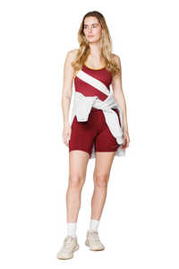 Pantalones cortos de algodón de doble capa para hombres y mujeres personalizables informalmente cómodos cintura ajustable técnicas cosidas a granel al por mayor - Product Image 3