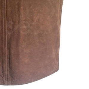 Buena calidad 100% cuero hecho moda chaleco precio razonable hombres ropa cuero chaleco - Product Image 3