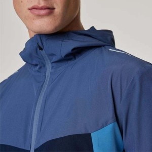 Cortavientos de dos tonos de moda para hombres: chaquetas ligeras, impermeables y transpirables para ropa informal y atlética - Product Image 6