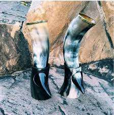 Chope en corne viking, coupe à boire médiévale, chope à boire viking de qualité supérieure, chope nordique faite à la main, chope viking classique à prix avantageux - Product Image 2