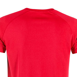 Camiseta Deportiva de Fútbol Roja Sublimada con Diseño Personalizado de Poliéster para Hombre, Ropa Deportiva de Equipo con Franja Vertical - Product Image 4