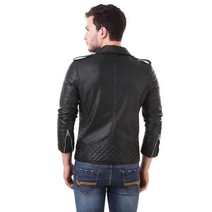 Chaquetas de moda de cuero de calidad superior para hombre de gran oferta Lona de piel de oveja de invierno con estilo de calle alto nuevo diseño para hombres - Product Image 4