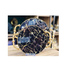 Decoración de Mesa para el hogar Bandeja para servir té y café Bandeja decorativa de primera calidad para proveedores al por mayor al mejor precio - Product Image 1