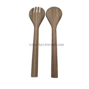 Serveur de salade en bambou filé écologique à bon prix, ensemble d'ustensiles de cuisine du Vietnam, meilleure vente, vente en gros - Product Image 2