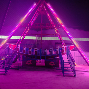 Encantadores paseos en parque de atracciones, barco al aire libre, parque de atracciones, 40 asientos, barcos piratas de fibra de vidrio, paseos a la venta - Product Image 5
