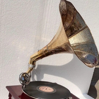 Suministro de fábrica, Radio clásica de madera, gramófono, vinilo Retro de lujo, fonógrafo, tocadiscos, gramófono antiguo