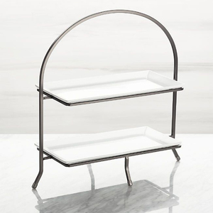 Wall Mounted Iron Metal Plate Rack Black Finished Perfect For Kitchenware <b>Tabletop</b> Standing Multifunction Plate <b>Storage</b> Holder - Product Image 3