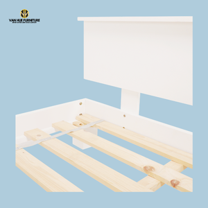 Élégant EN71 réglable intemporel vibrant teck lit pour enfants Vietnam Pays-Bas décoration | Van Hue - Product Image 5