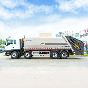 Compacteur hydraulique 6x4 à transmission manuelle, camion benne à benne basculante diesel, moteur, boîte de vitesses, collecte des déchets, ventilation, EURO 5 - Product Image 3