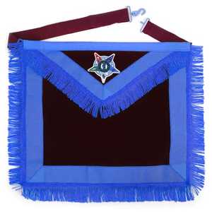 Delantal de Regalia hecho a mano con textura suave embellecedor decorativo y puntada fina perfecto para uniformes ceremoniales y ocasiones rituales - Product Image 6