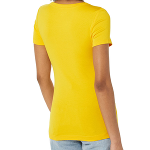 Moda femenina mujer Clubwear Camiseta de manga corta Camiseta Casual Top camiseta negro puro impreso chicas jóvenes tops para la venta - Product Image 6