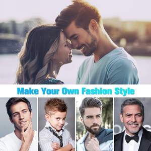 Rasoir électrique rechargeable USB pour hommes, rasoir rotatif sans fil à triple lame, étanche IPX7, rasoir pour le visage - Product Image 2