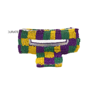 กิ๊บติดผมประดับเลื่อมประดับลูกปัดสุดหรูมีสไตล์อุปกรณ์แต่งผมที่ทำด้วยมือที่สมบูรณ์แบบสำหรับการฉลองมาร์ดิกราส์ - Product Image 5