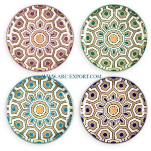 Posavasos para tazas de té de último diseño, posavasos decorativos para mesa hechos a mano para bebidas, Juego de 4 alfombrillas y almohadillas para restaurante de Hotel de lujo - Product Image 1