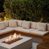 Ensemble de canapés en L modernes, élégants et confortables avec design convertible et coussins amovibles pour salon, OEM disponible