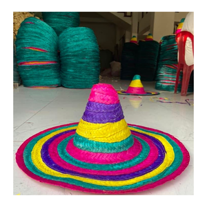 Agregue diversión a su Festival Mexicano con sombrero de paja Sombrero de paja mexicano de Vietnam para días de fiesta - Product Image 6