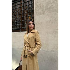 Manteau long à ceinture camel - Camel - Product Image 2