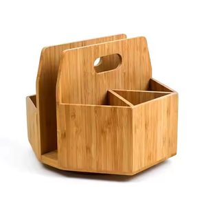 ขาตั้ง & ที่ตั้งปากกาไม้สำหรับใช้ในสำนักงานการออกแบบสี่เหลี่ยมที่เป็นมิตรกับสิ่งแวดล้อมโดยงานฝีมือรูปพระจันทร์เสี้ยว - Product Image 3