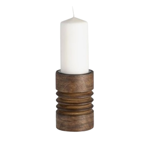 Elegantes candelabros de mesa de madera tallados a mano, tarros de farol de madera para decoración del hogar para bodas, festivales de Navidad y Pascua - Product Image 6