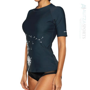 ผ้าระบายอากาศพิมพ์ลายสำหรับเล่นโยคะยิมชายหาดผ้าระบายอากาศป้องกันรังสียูวีแขนยาวขนาดใหญ่พิเศษออกแบบได้ตามต้องการ - Product Image 2