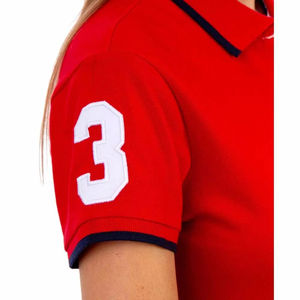 Vente en gros de t-shirts décontractés pour femmes à manches courtes avec logo personnalisé, couleurs et tailles personnalisées, respirants, 100% polyester, écologiques, rapides - Product Image 5