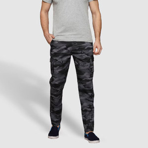 Sólido Impreso Artículo Online Fresh Button Up Hombres Pantalones de camuflaje Precio al por mayor Online Trendy Camo Hombres Pantalones - Product Image 5