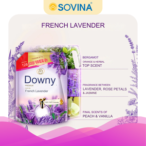 Suavizante de tela Downy Premium Farfum French Lavender 3L Bag Aroma fresco para ropa al por mayor El mejor artículo al por mayor - Product Image 2