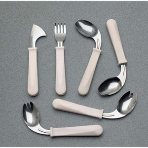 Ensemble de 6 couverts en acier inoxydable avec couverts au design classique, parfait pour la cuisine et les accessoires de table - Product Image 1