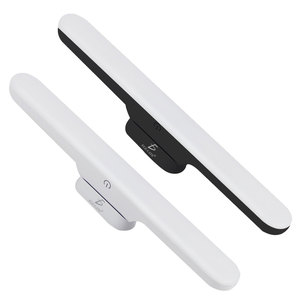 Minimalist Rechargeable LED Lamp with White <b>Shade</b> and Magnetic Base Touch Control Plastic Body - Product Image 1