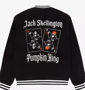 Veste universitaire en laine mélangée de qualité supérieure pour hommes Broderie personnalisée disponible OEM/ODM accepté - Product Image 4