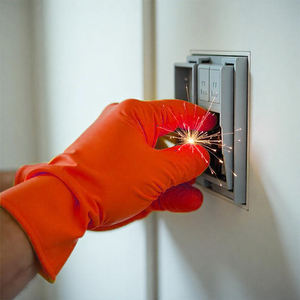 ถุงมือยางป้องกันไฟฟ้าสถิตย์สำหรับทดสอบแรงดันไฟฟ้าสูง ถุงมือป้องกันไฟฟ้าจากโรงงานโดยตรง - Product Image 1