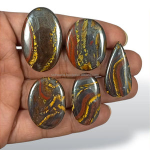 Cabujón de Tigre de Hierro Natural al por Mayor, Piedras Preciosas de Cristal Hechas a Mano, Piedras Preciosas Curativas Sueltas - Product Image 3