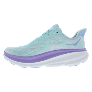 Scarpe da Donna HOKA Clifton 9 Colore: Sunlit Ocean/Lilac Mist 100% Autentiche - Product Image 4