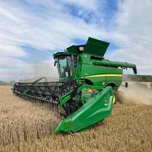 Direct Supplier Fast Delivery Agricultural Combine Harvester Machine Designed for Full-Feed Rice Garlic Harvesting Durable 4-Row - Product Image 1