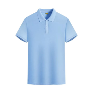 Logotipo personalizado de transferencia de calor impreso antiarrugas de punto para camiseta de hombre de manga corta de algodón Casual cómodo ajuste uniforme diario - Product Image 6