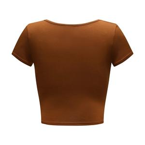 Camiseta Larga Holgada para Mujer, Estilo Minimalista Urbano - Product Image 3