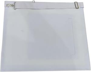 Master Mason <b>Apron</b> 100% Lambskin <b>White</b> Leather Hand Embroidered Masonic <b>Apron</b> - Product Image 6