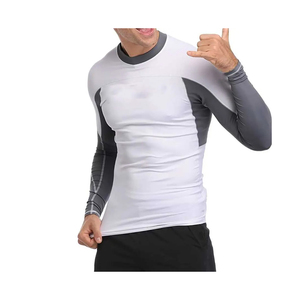 2024 Men <b>Swimming</b> <b>Shirt</b> Rash Guards Protection Clothing Rush Guard Printed Rash Guard for Men - Product Image 5