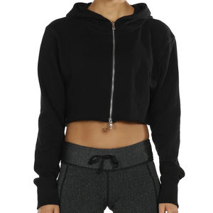 Sudaderas con Capucha de Invierno para Mujer, Cierre Completo, 100% Algodón, Felpa, Reflectantes, Diseño Sexy con Color y Logotipo Personalizados - Product Image 2