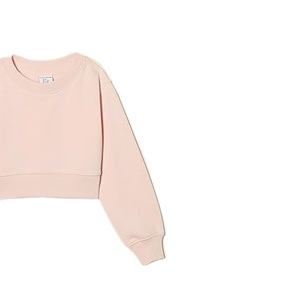 เสื้อสเวตเตอร์คอกลมสำหรับผู้หญิงแบบคลาสสิกหลากสี100% ตามสั่ง100% ขนแกะผ้าฝ้าย280 GSM - Product Image 3