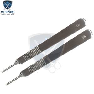 Bisturí Quirúrgico Profesional con Mango BP N.° 3 4 3L 4L, Instrumentos Quirúrgicos Médicos de Acero Inoxidable Afilado para Hospital - Product Image 5