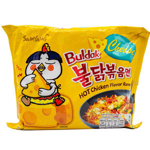 Samyang Buldak Cheese Hot <b>Chicken</b> Flavour Ramen 700gram (140g x 5 <b>packet</b>) - Product Image 5