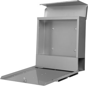 กล่องจดหมายติดผนังแบบกำหนดเองเหล็กชุบสังกะสีขนาดใหญ่สะดวกสินค้าที่ทันสมัยอพาร์ทเมนต์เฟอร์นิเจอร์กลางแจ้งสไตล์เรา OEM ODM - Product Image 1