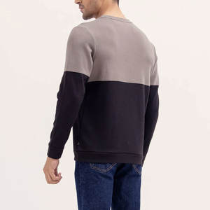 Nuevo estilo de manga larga cuello redondo cómodo hombres sudadera 100% algodón artículo de moda fábrica fabricante sudaderas - Product Image 4