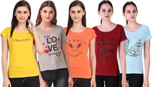 Camiseta de verano Bangladesh Cómoda promocional Buena calidad Señoras jóvenes Mujeres Camisa Ropa Casual Cantidad XXXL Tiempo - Product Image 4