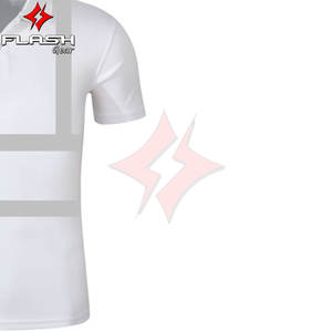 Polo de Seguridad para Hombre, Alta Visibilidad, Reflectante, con Bolsillo, Manga Corta, Transpirable, Poliéster, ANSI Clase 1, Impermeable, con Logotipo Personalizable, Ropa de Trabajo - Product Image 2